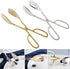 Food Tongs, Stainless Steel Kitchen Tongs Salad Tongs for Cooking, Barbecue, Pastry, Sandwich, Ice, Serving Scissors Tongs by Denpetec