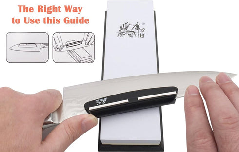 Grinder Whetstone Knife Sharpening Angle Guide, Perfect for Kitchen and Restaurant Use