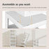 5-Tier Closet, 13 SEE SPRING Stackable Shoe Rack Organizer Plastic Shoe Storage Shelf for Entryway, Bedroom Holds Size