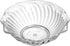 Elsjoy Set of 12 Plastic Dessert Bowls - 7 Oz Clear Mini Snack Bowls, 4.7 Inch Stackable for Ice Cream, Candy