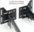 2Pcs Bed Frame Conversion Kit, Heavy Duty Adapter Bracket, Headboard Attachment with Hardware, Full to Queen