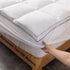 DROVAN Queen Size Mattress Topper, Extra Thick Pillow Top Deep Pocket Cooling Mattress Pad Cover