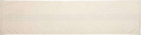 Market Place Gray Grain Sack Stripe Table Runner, 13" x 54", Gray and Cream Farmhouse Style Tabletop D cor