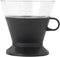 Goodcook Koffe BPA-Free Plastic Auto-Drip Pour Over Coffee Maker with #2 Paper Filters (Black)