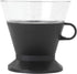 Goodcook Koffe BPA-Free Plastic Auto-Drip Pour Over Coffee Maker with #2 Paper Filters (Black)