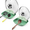 2 Packs Spoon and Lid Rest, Neat & Drip-Free Spoon Rest for Countertop Stove Top, Heat-Resistant Utensil Rest (Green)