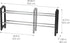 2-Tier 10 24" 45" Closet, IRIS USA Shoe Rack, Up to Pairs, - L Extendable Shoe Shelf, for Entryway Mudroom, Extendable