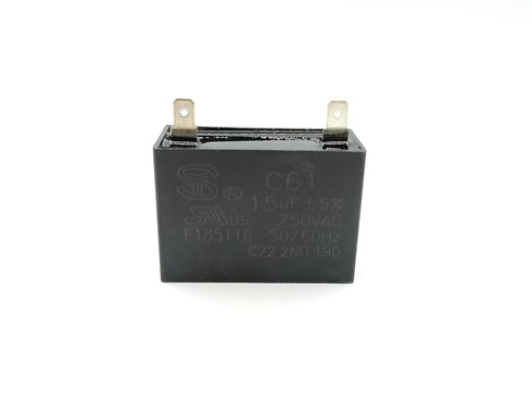 WR55X24065 15uF 210 Volts Run Capacitor Compatible with GE Refrigerator, AP5957930, PS10065391