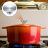 2PCS Enamelled Cast Iron Cookware Knobs, Pot Lid Knobs for Crucible Handles