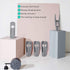 Grey Velvet Clips for Velvet Hangers - 20 PCS Non Slip Clips for Slim Velvet Hangers, Clothes-pins for Grey Hangers