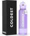 Coldest Sports Water Bottle with Straw Lid, 40 oz Vacuum Insulated Stainless Steel Flask for Gym