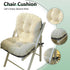 Gujuja High Back Rocking Chair Cushion with Back Support - Plush Office Seat Cushion for Relax and Lazy Buttocks