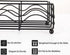Ebristar Guest Towel Napkin Holder, Elegant Disposable Paper Hand Towel Holder, Modern Black Napkin Holder Storage