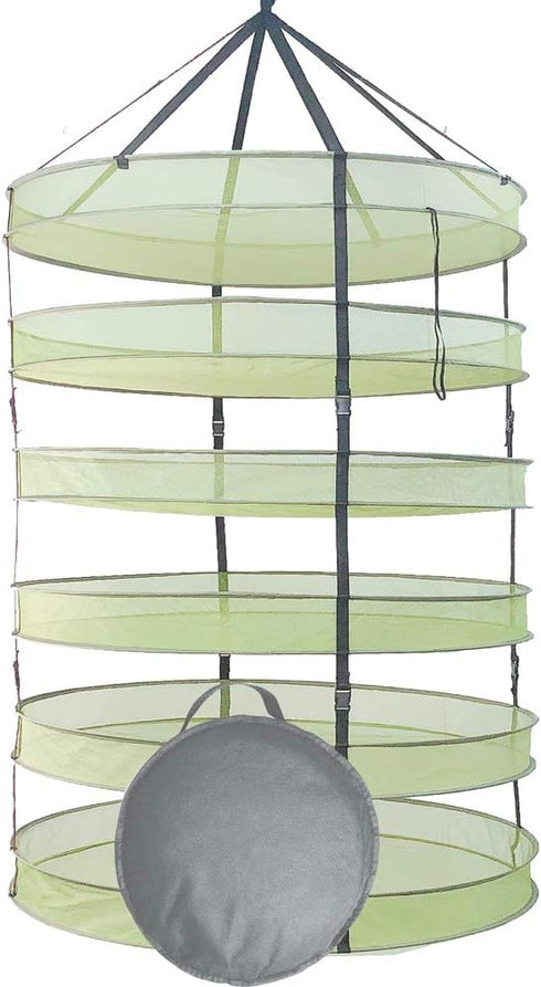 HORTIPOTS Herb Drying Rack 3 ft Hanging Dry Net 36 Inch for