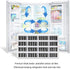 W10311524 4 Pack Air Filter Replacement for Whirlpool Refrigerator Models 2319308, W10335147, W10315189