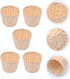 HANABASS 5 Pcs Desktop Weaving Storage Basket, Small Wood Woven Box for Crafts, Toys, Jewelry Organizer