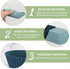 12 Pack Reusable Silicone Cupcake Baking Cups, Standard Round, Square & Rectangle Muffin Liners, Non-Toxic, BPA Free