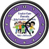 Foster Care Parents Wall Clock, Social Worker Foster Kids Child Care Gift