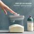 Haivebo 1700ml (1.85qt) Airtight Food Storage Container - BPA Free Formula Dispenser with Scoop & Scraper, Leakproof