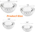 ZOOFOX Set of 4 Salad Bowls, Acrylic Mixing and Serving Bowls for Fruit, Salad, Popcorn, Chips, Dips, Condiments, Party Snack and More by ZOOFOX