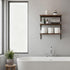 Set 3, 16.5 Inch) Fixwal Wall Shelves Floating Shelves for Wall Bedroom Bathroom Living Room Kitchen Storage