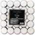 COCODOR Scented Tealight Candles, Winter Jasmine, 25 Pack, 4-5 Hour Burn Time, Made in Italy, Cotton Wick Home Deco