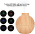 Mini Humidifiers, 130ml USB LED Aroma Essential Oil Diffuser Dry Burning Resistant Desktop Humidifier Aromatherapy Fragrant Oil Humidifier Vaporizer for Room Bedroom Office(Light by ZJchao