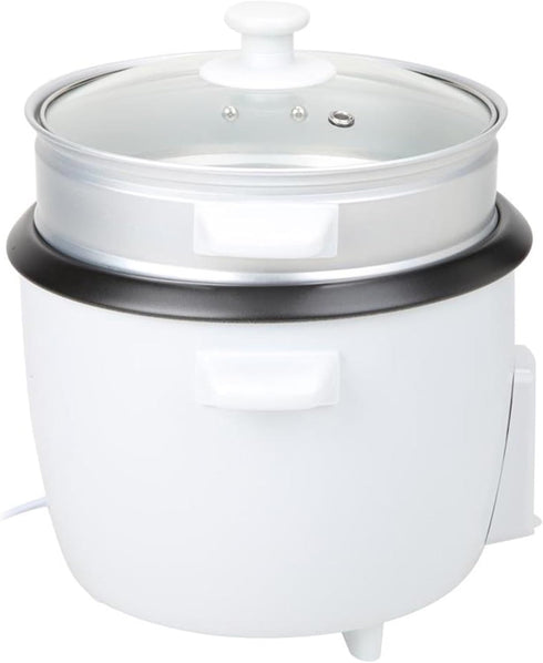 8 (RC-8R) Tayama Rice Cooker with Steam Tray Cups, White
