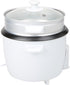 8 (RC-8R) Tayama Rice Cooker with Steam Tray Cups, White
