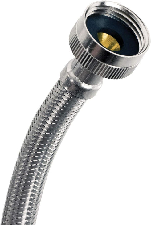 Certified Appliance Accessories Washing Machine Hose with 90 Degree Elbow, 5 Feet, PVC Core