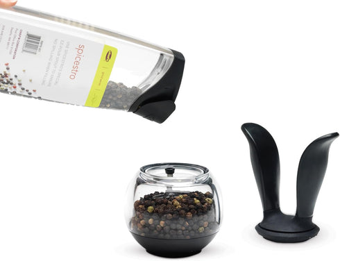 Chef'n PepperBall, Black and Clear