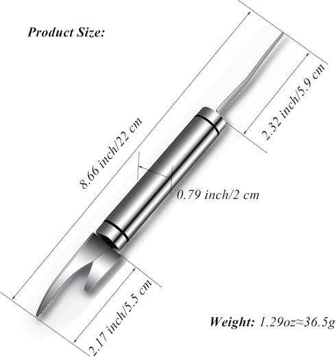 LXLVOUEG 3 2 1,Silver, PCS Shrimp Deveining Tool Shrimp Tail off Crawfish Peeler,Stainless Steel Fish Scaler Seafood