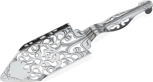 Viski Vintage Style Absinthe Dripper Spoon, Dishwasher Safe Stainless Steel Set of 1, Silver