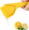 Effortless Manual Lemon Squeezer, Flat Lime Juicer, Hand Citrus Press, Space-Saving Design for Easy Juice Extraction