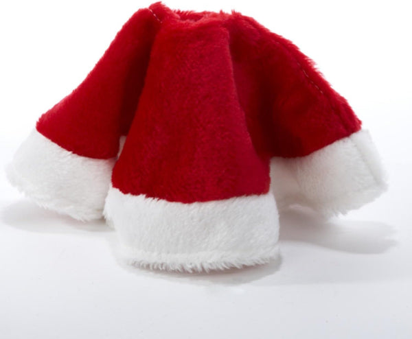 Kurt Adler C1886 15" Red and White Plush Mini Christmas Tree Skirt