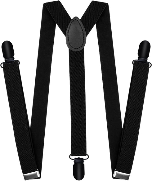 Marrywindix 20pcs 1" Black Suspender Clips, Metal Holder Clips for Mattress Pad Cover, Sofa Cushion
