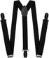 Marrywindix 20pcs 1" Black Suspender Clips, Metal Holder Clips for Mattress Pad Cover, Sofa Cushion