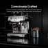 1216 CREMA Coffee Products Arc Knock Box | Holds Espresso Pucks | Durable Stain Resistant Build with Non Slip Base |