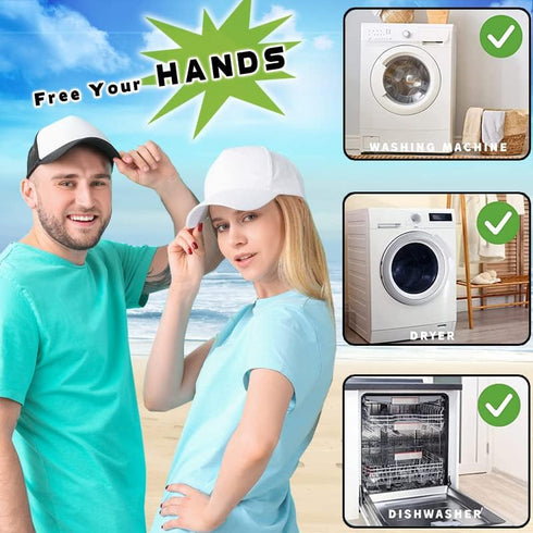 Hat Cleaner - Hat Cage for Washing, Laundry Wash Bags for Baseball Caps, Cap Washer Frame for Washing Machine or