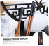 1 Set Chinese Portable Wooden Style Chopsticks, Reusable Cutlery for Party, Picnic, Dinner Tableware