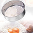 2 Pack Professional Round Flour Sifter (60/40 Mesh) 6/8/9.5 Inch, Fine Mesh Flour Sieve, Premium Rustproof Stainless