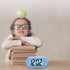 Snooze Plumeet Kids Alarm Clock Large Digital LCD Travel Alarm Clocks with and Night Light - Ascending Sound