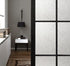 Niviy Window Privacy Film - Wheat Flower Frosted Glass Film, No Glue Door Window Covering for Office and Home
