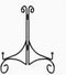 Iron Plate Stand for Display with Folding Design, 12 Inch Large Easels for Books, Art Pieces, Photos, and Platters,