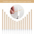 BEAN LIEVE 24-Count Birthday Candles - Long Thin Slow Burning Cake Candles for Birthday and Wedding Decoration
