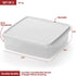 Plastic Storage Containers with Lids, 2-Pack 3L Cupcake Carrier, Leakproof Airtight Food Storage Containers