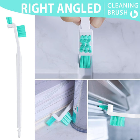 Small Cleaning Brushes Set, 4 PCS Tiny Detail Household Cleaning Tool for Window Track, Sliding Door, Kitchen