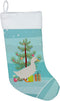 Caroline's Treasures BB9227CS American Pekin Duck Christmas Stocking, Teal Hanging Decor for Holiday Season