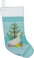 Caroline's Treasures BB9227CS American Pekin Duck Christmas Stocking, Teal Hanging Decor for Holiday Season