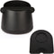 Knock Box Large Capacity Design, Espresso Knock Box Tamping Mat, Set of 2 with Removable Knock Bar